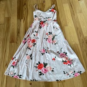 Pink Rose Cami Dress